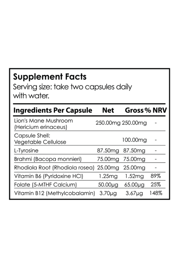 MIND & MOOD NOOTROPIC COMPLEX - Image 2