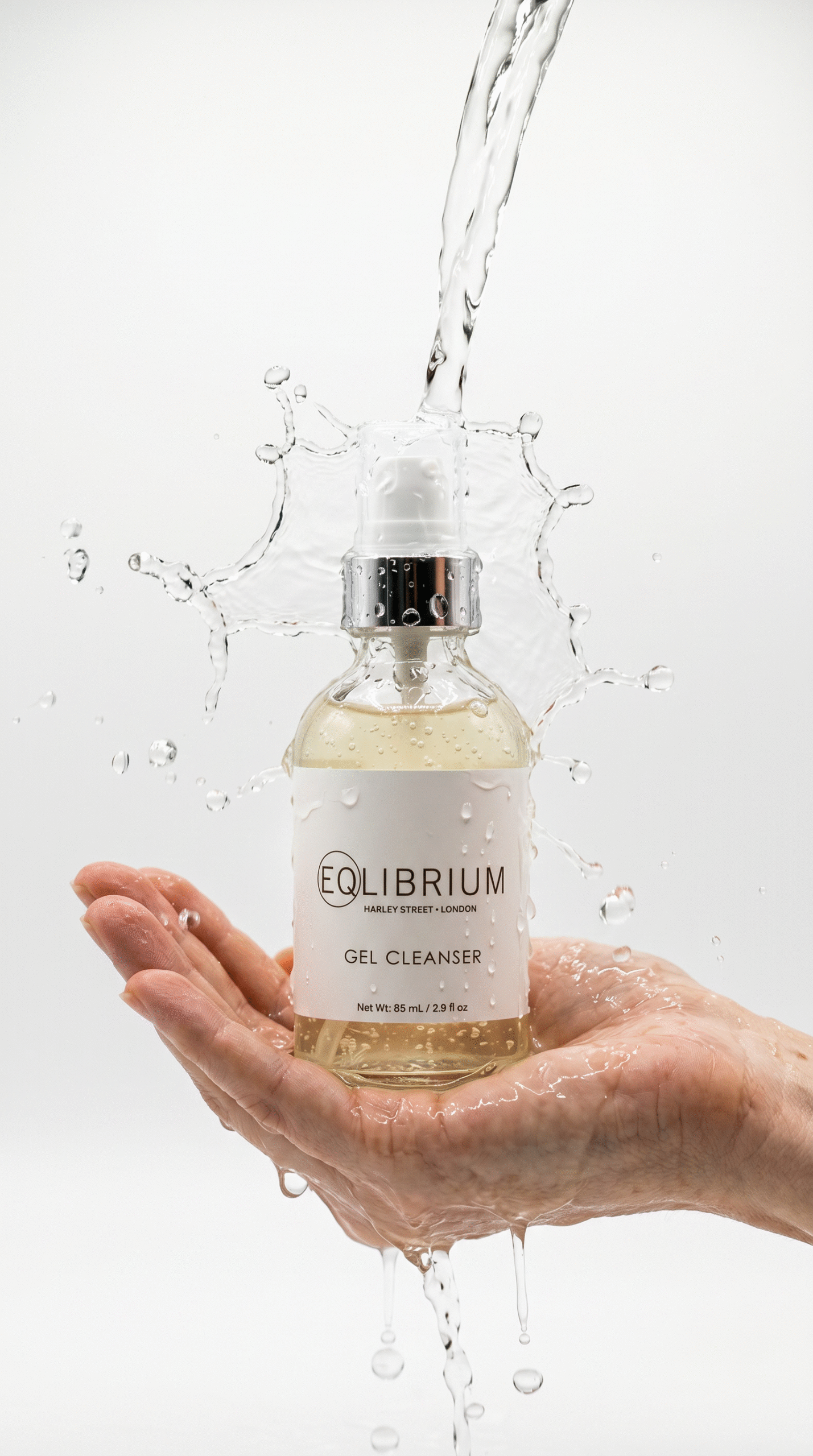 Gel cleanser for gentle cleansing